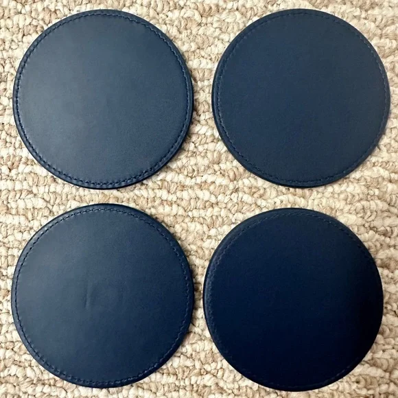 J. Crew leather catchall and coaster set - Picture 4 of 8